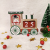 Ξύλινο επιτραπέζιο τρενάκι Christmas countdown