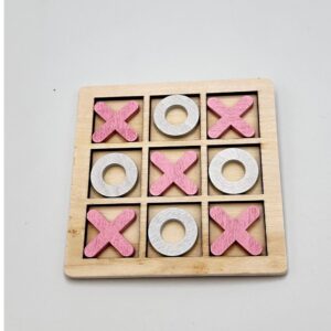 Τρίλιζα ξύλινη ροζ