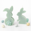 keri lagoudaki Bunny Candle Pistachio