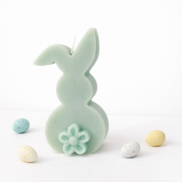 keri lagoudaki Bunny Candle Pistachio